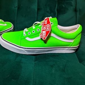 Neon green vans 11.5 nwt
